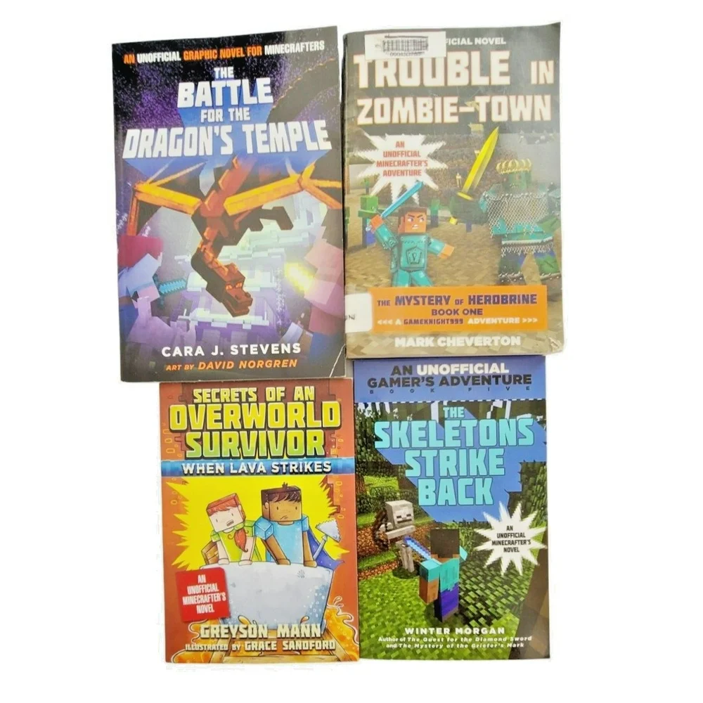 An Unofficial Graphic Novel‎ For Minecrafter Book Lot
